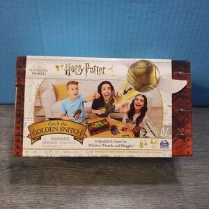 Harry Potter Catch the Golden Snitch Quidditch Card Game Spin Master Set 8+